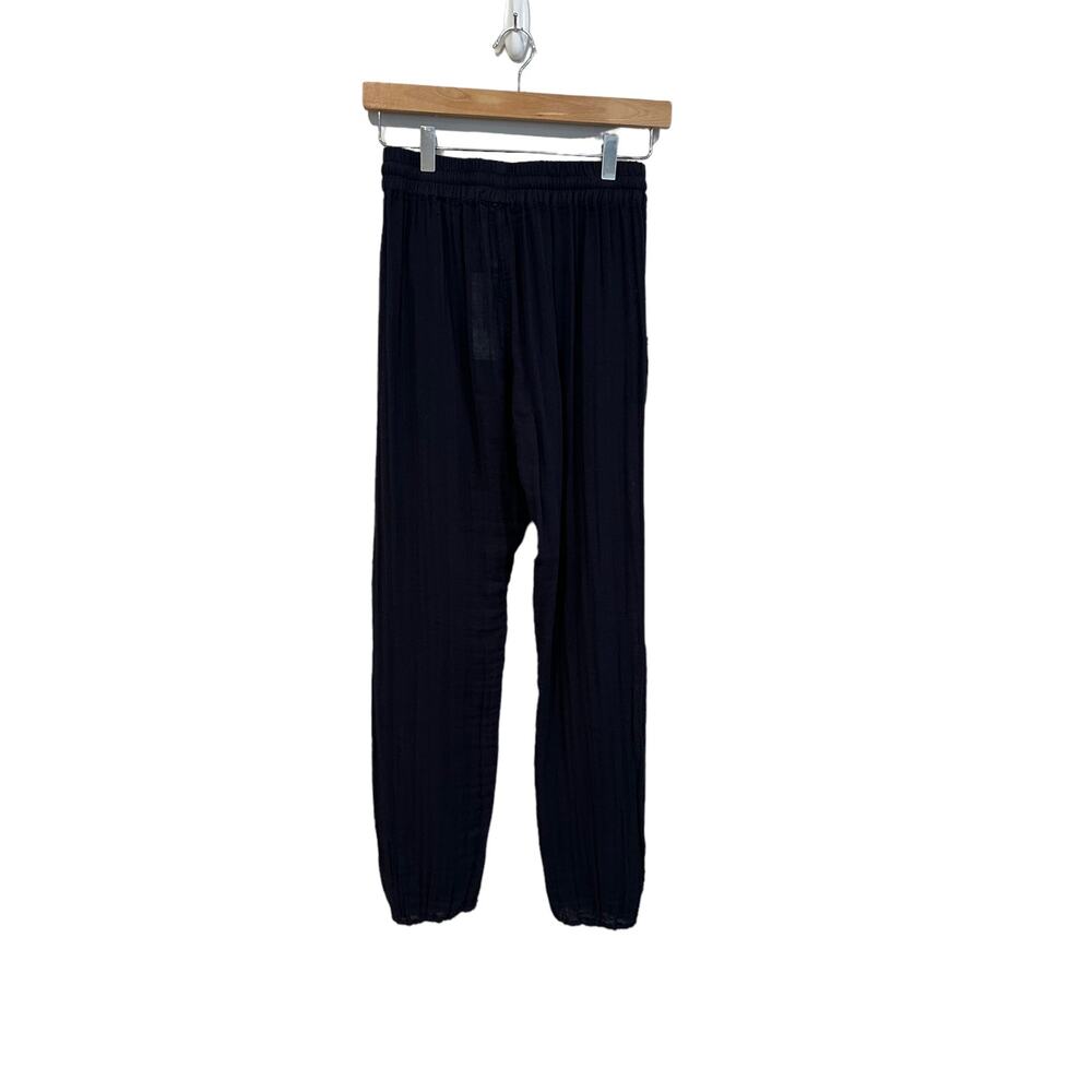 Sundays Pascale Cotton Navy Blue Jogger Pockets Size 0 - Picture 6 of 7